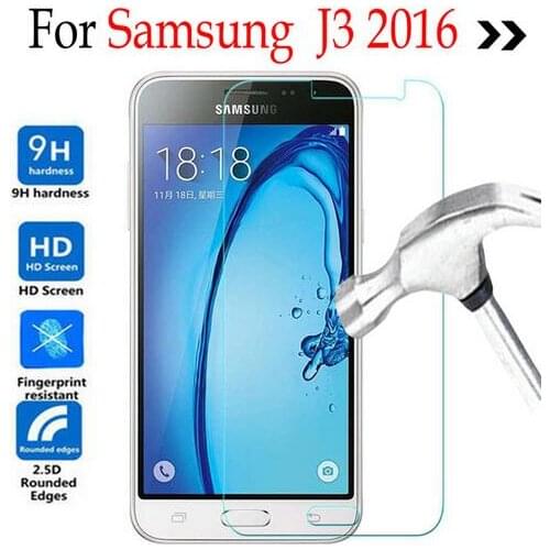 2PC For Samsung Galaxy J3 2016 J320 Tempered glass Screen Protector Cover On Samsung j3 6/J320/J320F/J320H/J3109 Protective Film