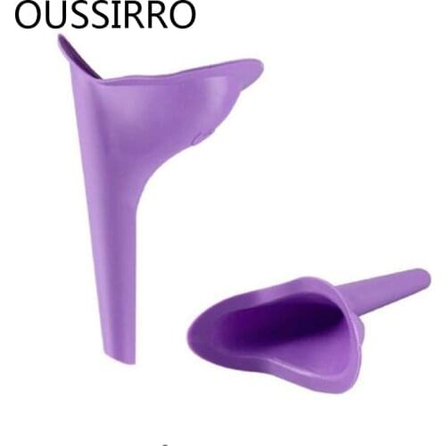 Women Urinal Travel Pee Outdoor Easy Pee Camping Soft Silicone Urination Device Stand to Pee Female Urinal Toilet Easy to Use