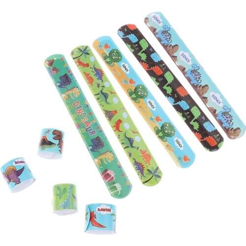 10pcs Dinosaur Clap Circle Toys Jungle Safari Birthday Party Jurassic World Dino Party Birthday Party Favor Kids Gifts