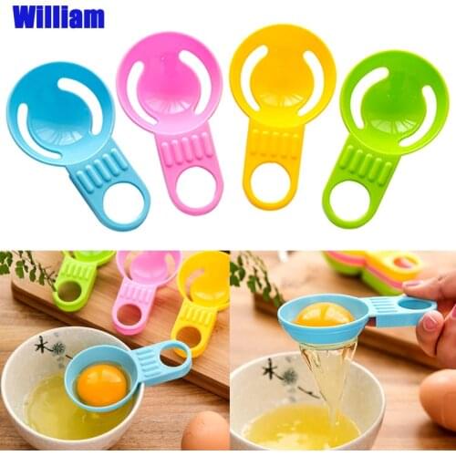 2pcs William Egg Separator Egg Yolk Separation Egg Processing Essential Kitchen Gadget Food Grade Material For Home Family