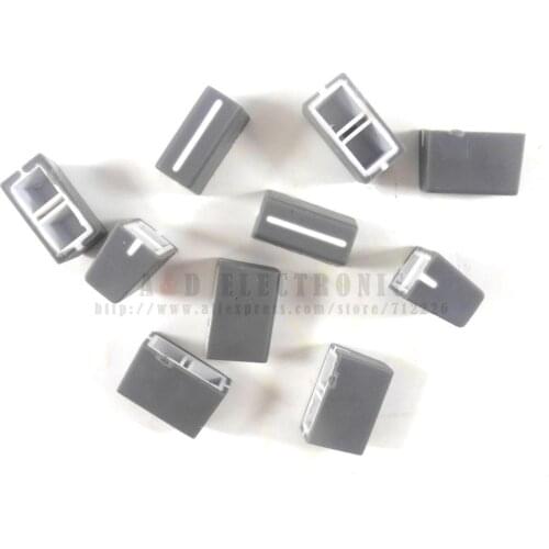 50pcs TTM-54 56 57 61 68 Sixty-Eight Fader Cap Straight Slide Potentiometer Cap / 22mm * 14mm Gray Color