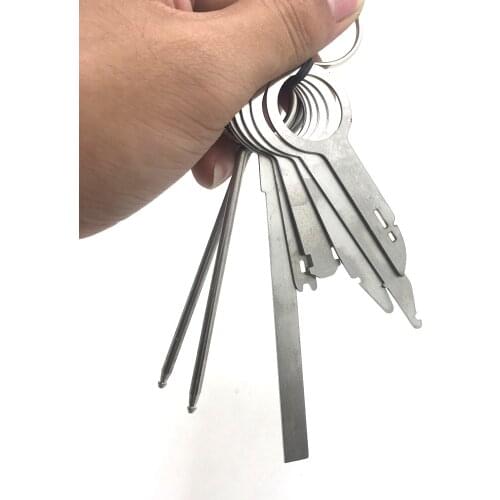 8Pcs Car audio disassembly tool sound key Kit Electrical Terminal Remover Key Pin Wire Connector Extractor Tools