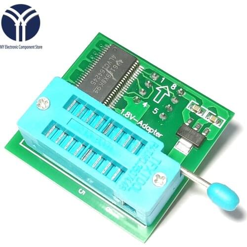 1.8V adapter for Iphone or motherboard 1.8V SPI Flash SOP8 DIP8 W25 MX25 use on programmers TL866CS TL866A EZP2010 EZP2013 CH341