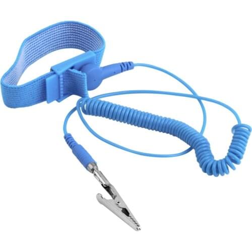 ESD Wrist Strap Alligator Clip Anti Static Discharge Band Grounding Prevent Static Shock Wholesale 2018 New Arrival