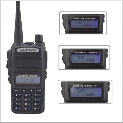 Baofeng UV 82 walkie talkie uv82 8W dual band VHF/UHF 136-174MHz & 400-520MHz FM Radio