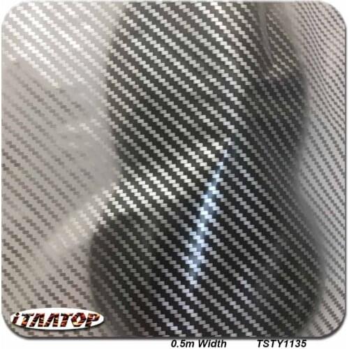ITAATOP Hydro Dipping TSTY1135 0.5M * 20M Carbon fiber Hydro Film Water Transfer Printing Film