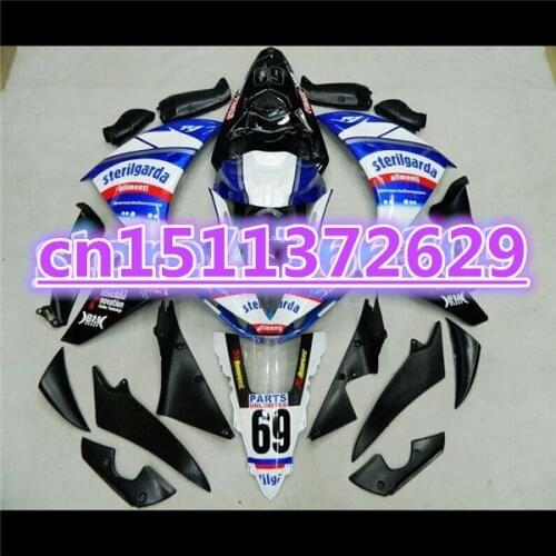 Bo Hot ABS Fairing kit for YZF R1 09 10 11 blue black white YZF-R1 09-11 YZF1000 R1 09 10 11 YZF R1 2009 2010 2011 Body Kits