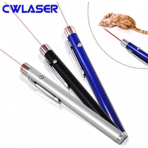 CWLASER (5 units/Pack) 5mW 650nm Red Laser Pen Dot Beam Laser Pointer for Teasing Cats (3 Colors)