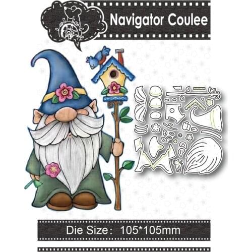 Metal cutting die dwarf spring dead from novice scrapbook cutting decorative stamp and die punching craft supplies 2021 new