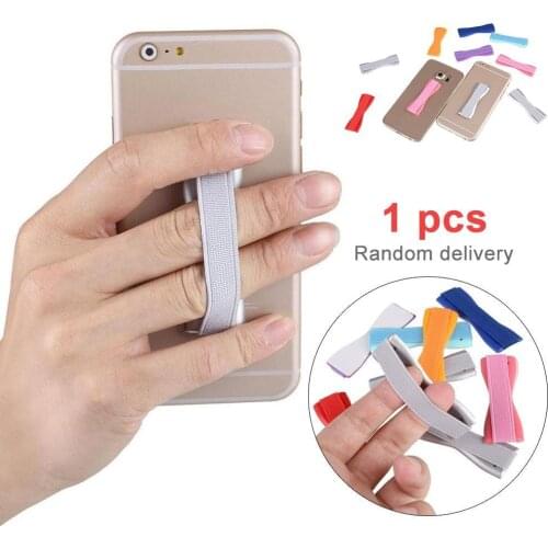 Mobile Phone Holders Self-Adhesive Universal Mobile Phone Back Elastic Finger Grip Strap Band Holder Mobile Phone Accessories