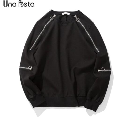 Una Reta Hoodies Men New Spring Autumn Men outerwear Pullovers Brand Zipper design Winter Mens Hoody Casual Sweatshirt