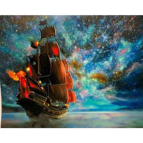 PhotoCustom Acrylic Paint By Numbers Seascape DIY Frameless 60x75cm Oil Painting By Numbers On Canvas Scenery Digital Hand Paint