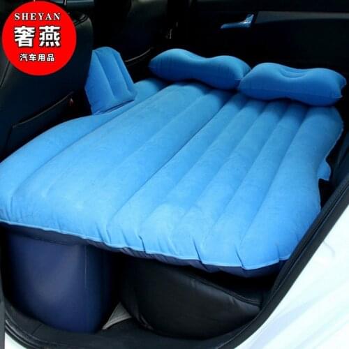Sell like Hot Cakes Car Products Car Inflatable Mattress 135 m pvc Flocking Back General Car Inflatable Bed