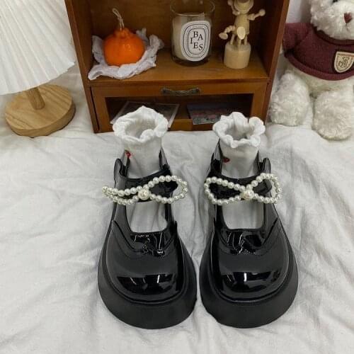 New Women Creepers Flats Platform JK Mary Jane Student Gothic Ladies Loafers Demonias Shoes Lolita Dropshipping Plus Size