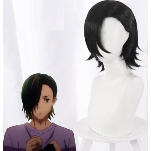 Jujutsu Kaisen Yoshino Junpei Cosplay Wig Anime Wigs with Cap Halloween Cosplay Props