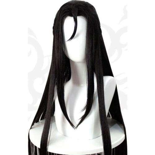 Anime Mo Dao Zu Shi Wei Wuxian Yiling Patriarch Cosplay Wig Grandmaster of Demonic Cultivation Halloween Anime Hair Wig
