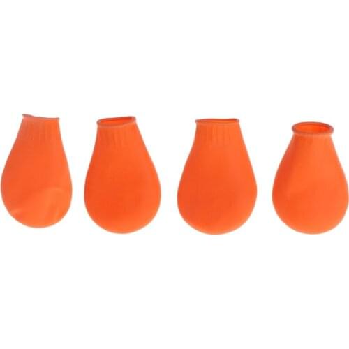 Pets Boots Waterproof Rubber Rain Shoes Non Slip Outdoor Dog Puppy Candy Color Pet Boots