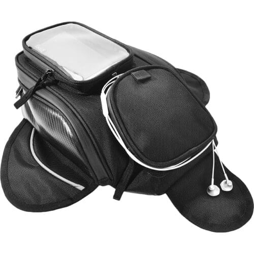 Motorcycle Fuel Tank Bag Waterproof Motorcycle Magnetic Fuel Tank Bag With Phone Holder Pouch GPS Navigation Mobile Bags