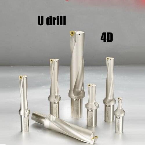 4D WC style U drill 14mm -30 petiole interject WCMT Carbide blade Free shipping