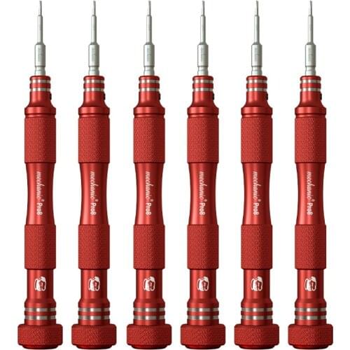 MECHANIC Non-Slip Sacrewdriver 0.8 Torx 0.6 Y-Type 1.2 1.5 Phillips 2.5 T2 For Mobile Phone Camera Repair Disassemble Tool