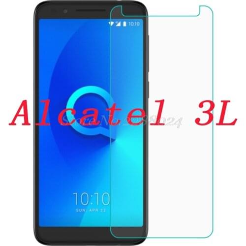 2PCS Tempered glass For Alcatel 3L 5034D 5.5" screen protector protective Glass Film FOR Alcatel 3 L