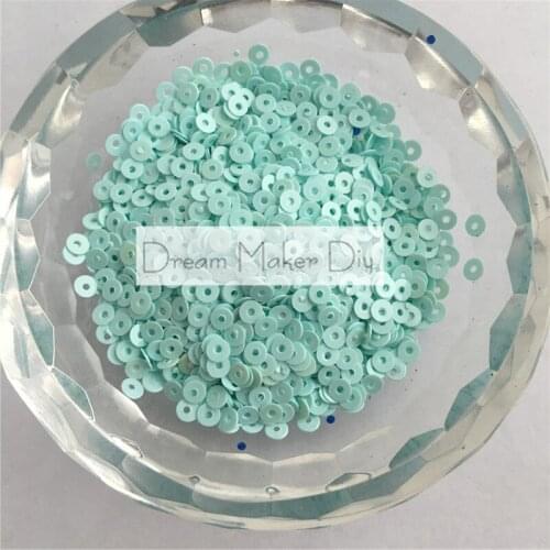 5000pcs/lot 3mm Solid Light Blue Flat Round Loose Sequins Paillette Sewing Craft for Garments Kid Diy Confetti
