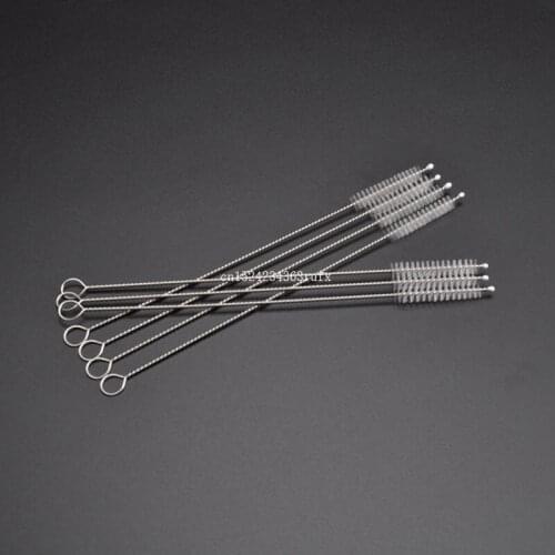 5000pcs Reusable Stainless Steel Drinking Straws Cleaning Brush Cleans Sippy Cup Straws Brush