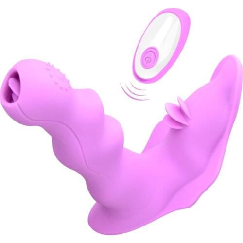 7 Speed Invisible wear dildo vibrator Wireless vibrators for women vibrador feminino sex shop tongue shock heating massage toy