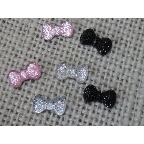 90pcs/lot flat back resin resin bow ,DIY resin craft accessories fashion resin cabochons