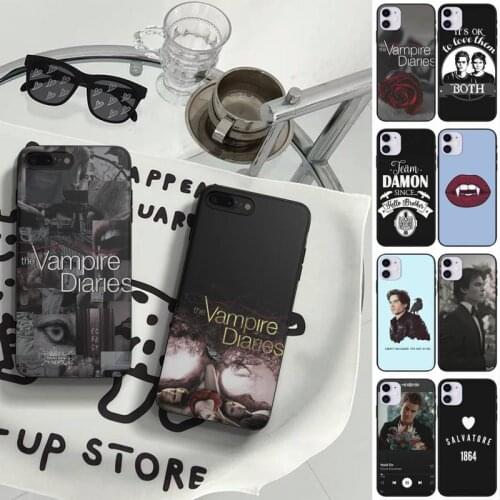 The Vampire Diaries Stefan Damon Salvatore Phone Case Fundas Shell Cover For Samsung S10 S20 Fe Lite S21 S30 ULTRA Plus 5G