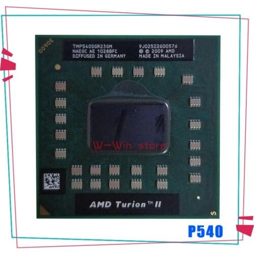 AMD Turion II Dual-Core Mobile P540 2.4 GHz Dual-Core Dual-Thread CPU Processor TMP540SGR23GM Socket S1
