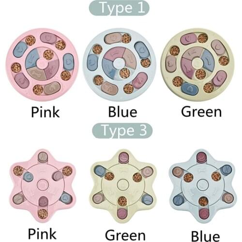 2020 Dog Puzzle Toys Increase IQ Interactive Slow Dispensing Feeding Pet Training Games Feeder for Small Medium Puppy