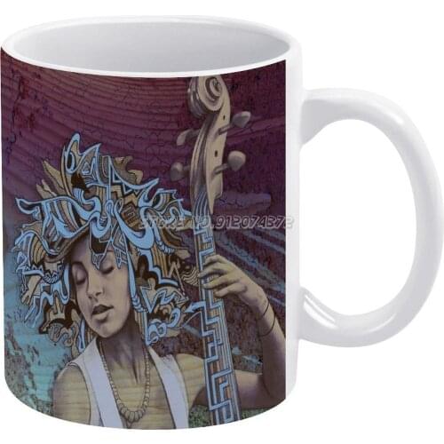 Little Fly Coffee Mugs 330ml Creative Travel Mug and Cup Office Drinkware Mugs Tazza Pen Ink Pencil Jazz