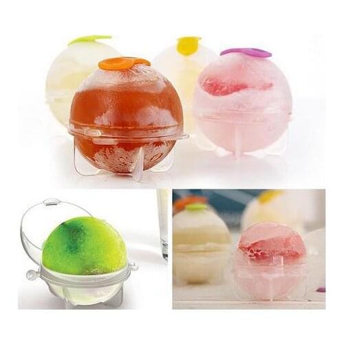 Ice Brick Mold Party Bar4Pcs Tray Cube Round Sphere Ball Maker Mould Kitchen FFY #33502