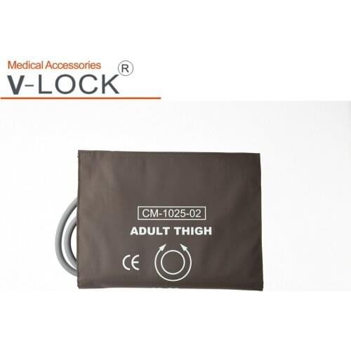 Mindray Adult thigh blood pressure cuff with bladder Double tube imitation leather cuff, dual tube