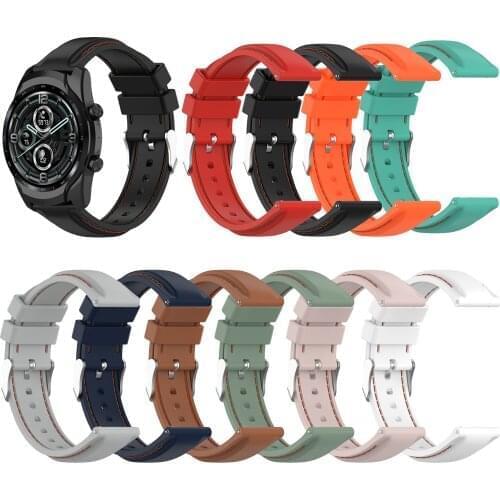 Soft Silicone Watch Strap Band For Ticwatch Pro3 Replacement Sport Bracelet Wrist Band Strap Watchband For Tic Watch Pro3 LTE