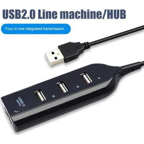 New Style Portable Mini USB 2.0 Hi-Speed 4 Port USB Hub Splitter Hub Phone Data Charging Adapter For PC Computer For Hard Drives