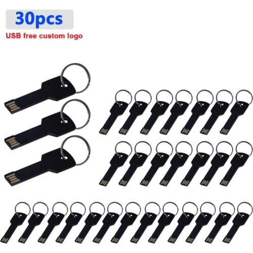 Bulk 30pcs free logo USB 2.0 hot new waterproof metal Memory stick USB 8gb flash stick drive 4GB 16GB 32GB 64GB pen drive u disk