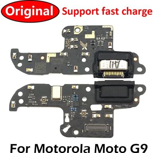 Original Dock Charge Charging Connector For Motorola Moto G9 USB Charger Board Port Flex Cable Replacement