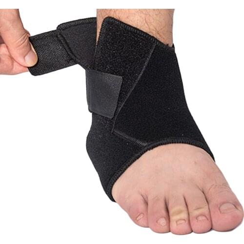 Adjustable Ankle Support Pad Protection Elastic Bandage Ankle Brace Guard Protector Sprains Injury Wrap Heel Pad for Basketball
