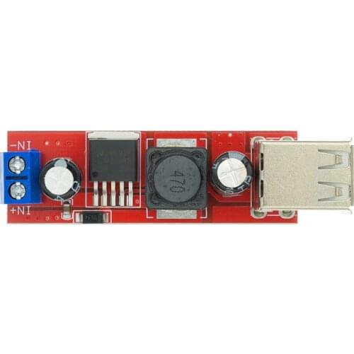 DC 6V-40V To 5V 3A Double USB Charge DC-DC Step-down Converter Module For Vehicle Charger LM2596 Dual USB