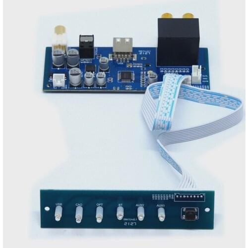 SJ02 DAC fever HiFi decoder board 192KHz 24BIT Fiber coaxial USB bluetooth 5.0 U disk