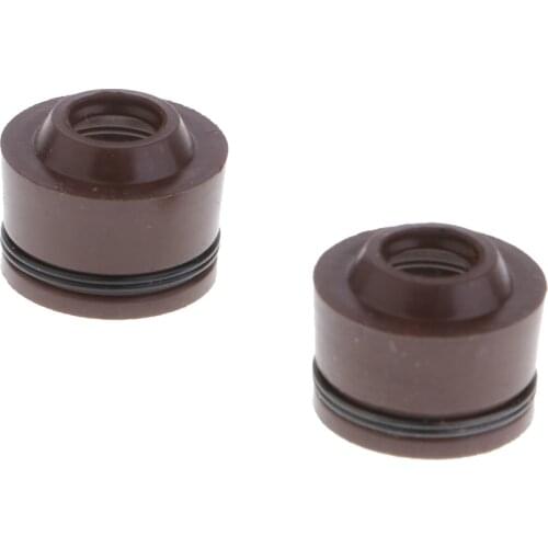 2 Pieces Motorcycle Valve Stem Seals Oil Seals for GY6 50cc 80cc