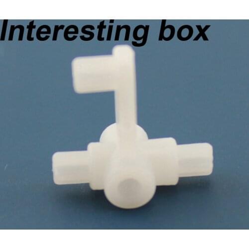 Fun swing head (2.5mm) white special-shaped asynchronous toy accessories DIY model steering accessories