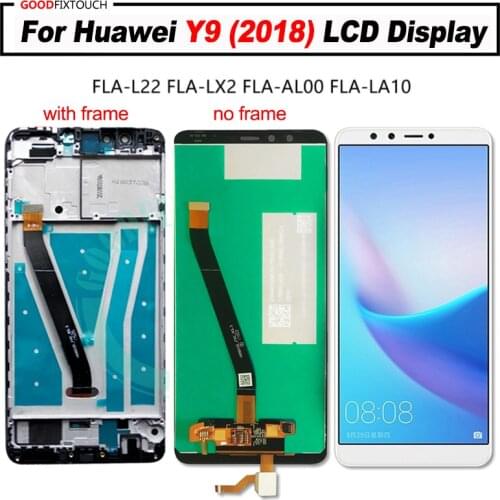 Original For Huawei Y9 2018 LCD Display Touch Screen Digitizer Assembly For Huawei Y9 2018 LCD FLA-L22 LX2 LX1 FLA-AL00 Screen
