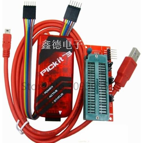 1set pickit3 PIC programmer pickit 3 PIC emulator debugger KIT3 stronger than ICD2, KIT2 steady +ICD2