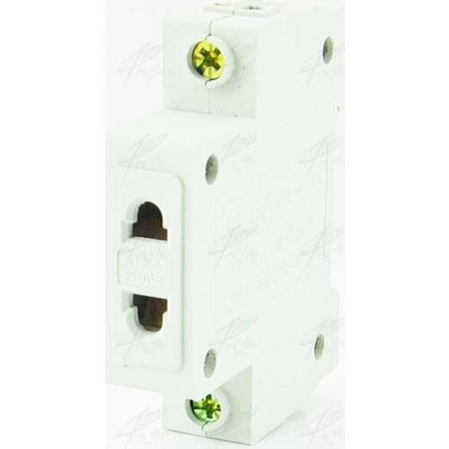 1PCS AC30 SERIES Single Phase US EU 2 Pin Plug 35mm Din Rail Mount Modular socket 10-16A 250V AC