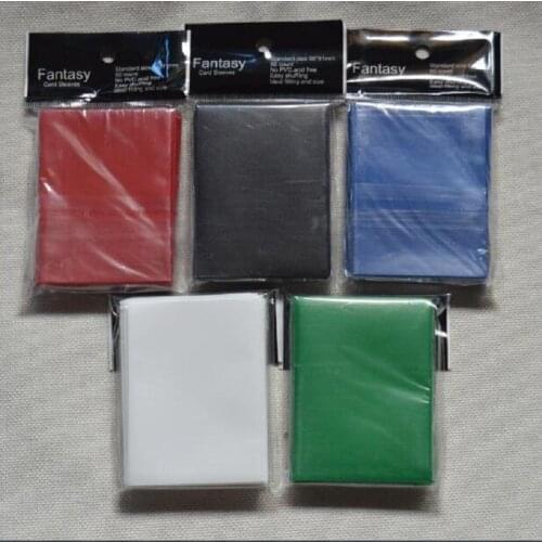 1000pcs 66x91mm Matt Board Game Card Sleeves Colorful Cards protectors sleeve for magical the collection for TCG trading cards