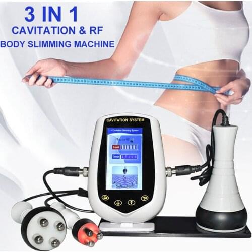 40K Cavitation Ultrasonic Body Slimming RF Radio Frequency Multipolar Vacuum Facial Rejuvenation Weight Loss Machine Home Use