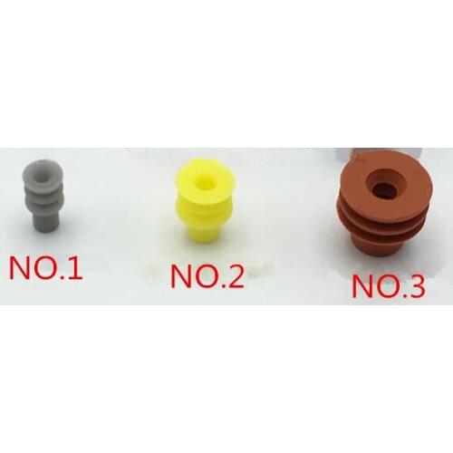 50/100pcs/lot Small/Middle/Big Connector Wire Waterproof Hollow Rubber Seal For Repair Wire For Audi VW Skoda Seat Porsche